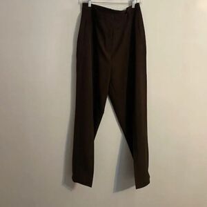 Alia Vintage Brown Straight leg trousers, size 14T
